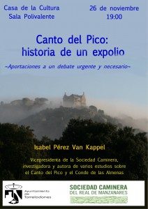 Conferencia Canto del Pico - Cartel 2.0.